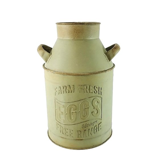 Milk Bucket Planter Floral Base Craft Item Farmhouse Decor Rustic Decor 10" Tall - Picture 1 of 8
